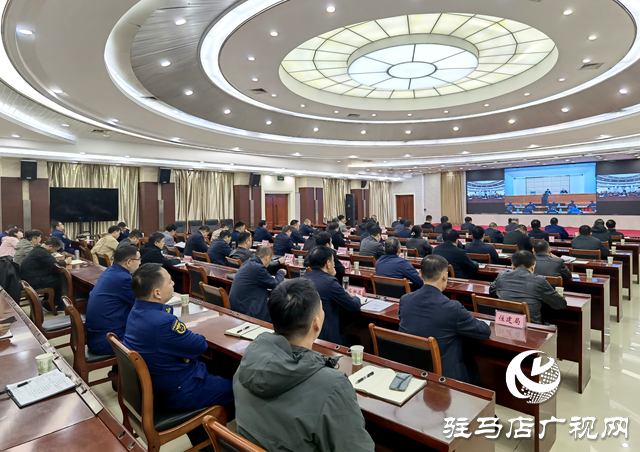 駐馬店市收聽收看全省森林防滅火暨冬春火災(zāi)防控工作動(dòng)員部署電視電話會(huì)議