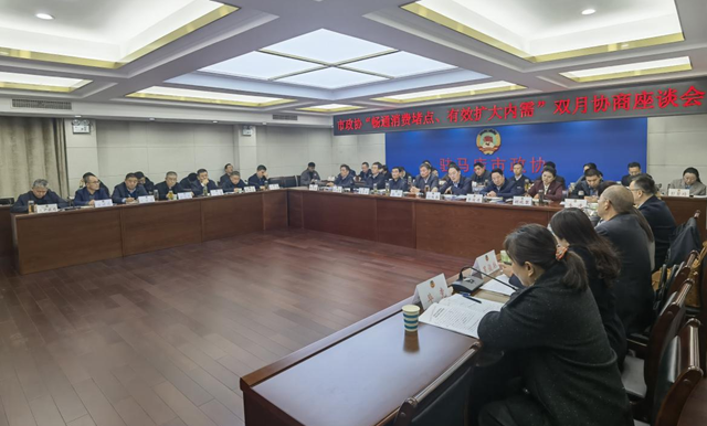 駐馬店市政協召開“暢通消費堵點 有效擴大內需”雙月協商座談會