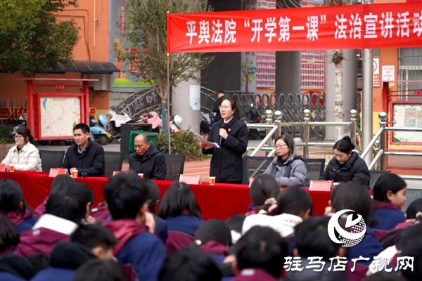 平輿縣人民法院走進平輿一中：播撒法治種子 守護少年成長   